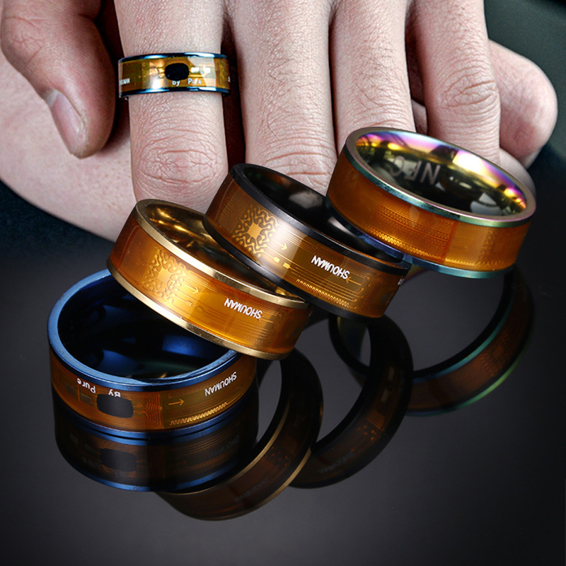 Smart Ring Nfc Pay - スマート NFC リングマジックリング多機能インテリジェントウェア Android 携帯電話用 NTAG213