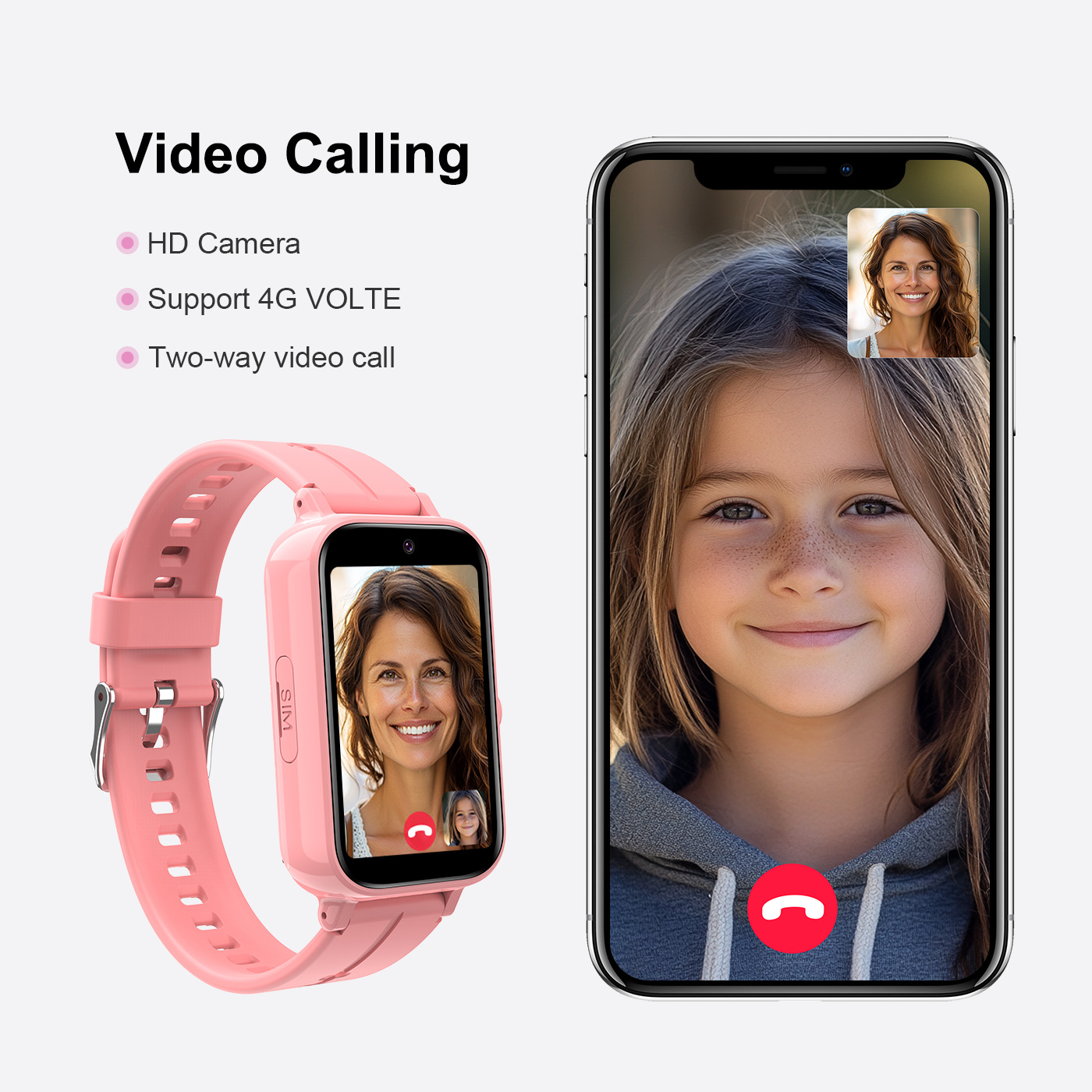 子供用スマートウォッチ、4G SIMカード対応、通話機能、G - Fall Detection Watch のレビューと価格