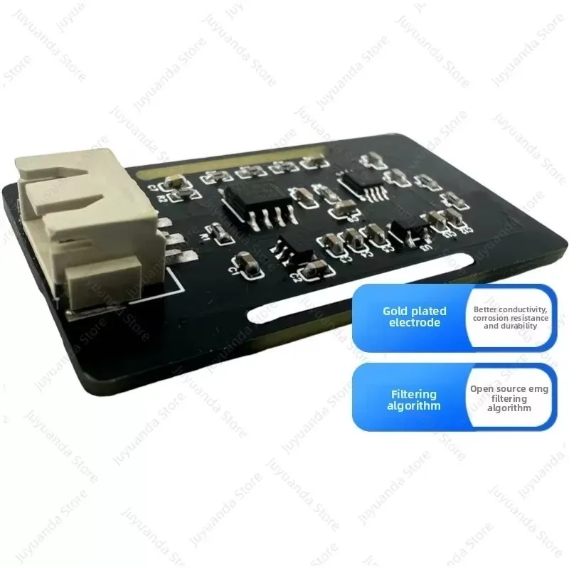 EMG（筋電図）用、単チャンネル、表面電極式EMGセンサー、 - Muscle Sensor Emg のレビューと価格